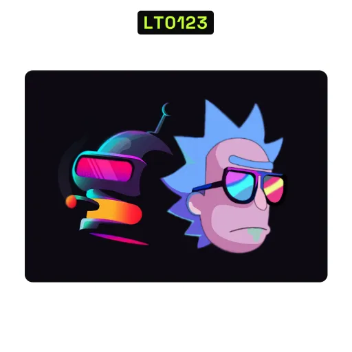 Premium Cartoon Laptops Skin - Wholesale | Nexa Skins — LT0123 - Cartoon Raw Skins (futurama, rick and morty, neon)