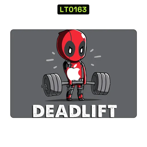 Premium Cartoon Laptops Skin - Wholesale | Nexa Skins — LT0163 - Cartoon Raw Skins (deadpool, deadlift, fitness)