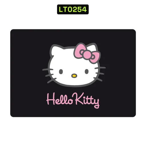 Premium Cartoon Laptops Skin - Wholesale | Nexa Skins — LT0254 - Cartoon Raw Skins (hello kitty, black, pink)