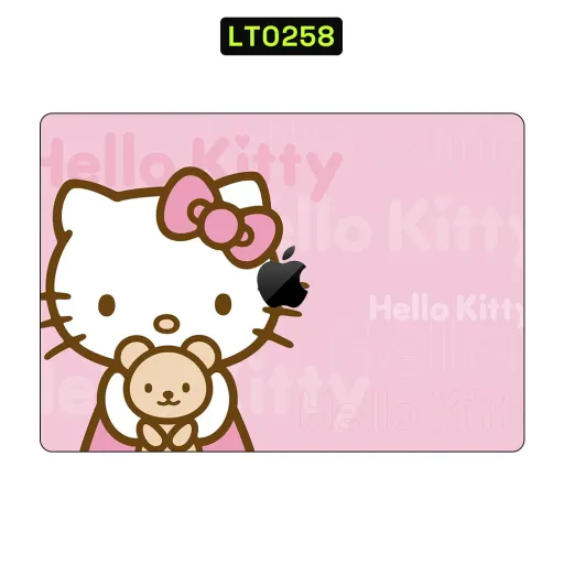 Premium Cartoon Laptops Skin - Wholesale | Nexa Skins — LT0258 - Cartoon Raw Skins (hello kitty, pink, kawaii)