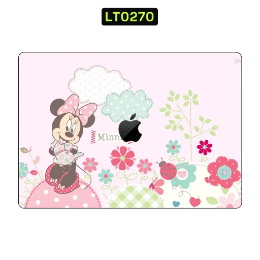 Premium Cartoon Laptops Skin - Wholesale | Nexa Skins — LT0270 - Cartoon Raw Skins (minnie mouse, disney, pink)