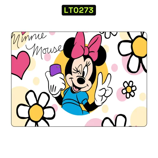 Premium Cartoon Laptops Skin - Wholesale | Nexa Skins — LT0273 - Cartoon Raw Skins (minnie mouse, disney, pink)
