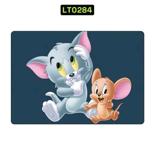 Premium Cartoon Laptops Skin - Wholesale | Nexa Skins — LT0284 - Cartoon Raw Skins (tom and jerry, animated, blue background)