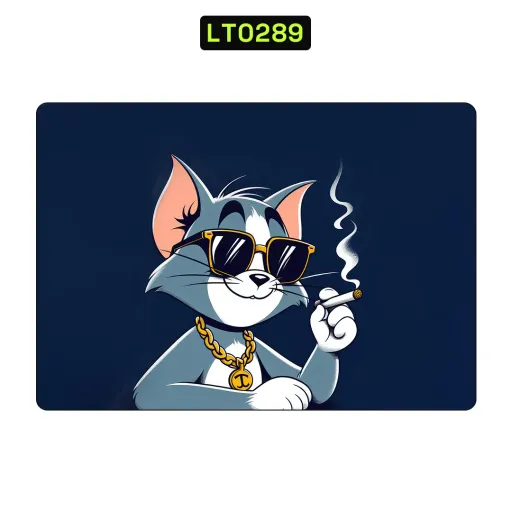 Premium Cartoon Laptops Skin - Wholesale | Nexa Skins — LT0289 - Cartoon Raw Skins (tom and jerry, cat, smoking)