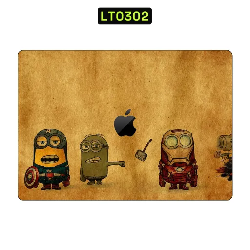 Premium Cartoon Laptops Skin - Wholesale | Nexa Skins — LT0302 - Cartoon Raw Skins (minions, avengers, parody)