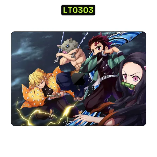 Premium Cartoon Laptops Skin - Wholesale | Nexa Skins — LT0303 - Cartoon Raw Skins (anime, demon slayer, colorful)