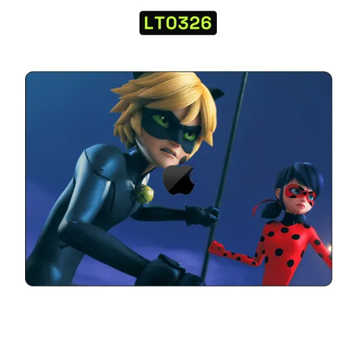 Premium Cartoon Laptops Skin - Wholesale | Nexa Skins — LT0326 - Cartoon Raw Skins (miraculous, ladybug, cat noir)