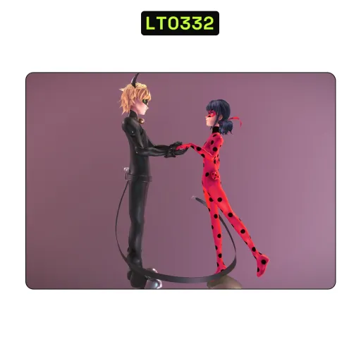 Premium Cartoon Laptops Skin - Wholesale | Nexa Skins — LT0332 - Cartoon Raw Skins (miraculous, ladybug, cat noir)