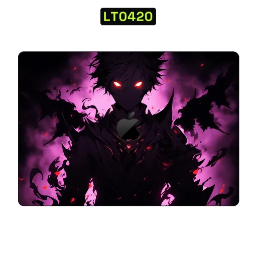 Premium Cartoon Laptops Skin - Wholesale | Nexa Skins — LT0420 - Cartoon Raw Skins (anime, purple, dark)