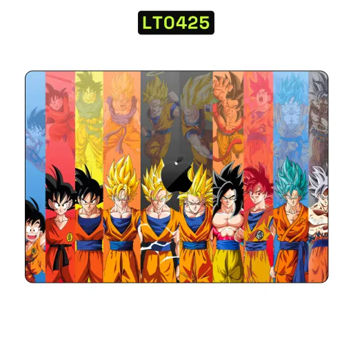Premium Cartoon Laptops Skin - Wholesale | Nexa Skins — LT0425 - Cartoon Raw Skins (dragon ball z, goku, anime)