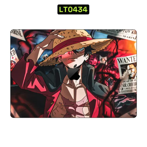 Premium Cartoon Laptops Skin - Wholesale | Nexa Skins — LT0434 - Cartoon Raw Skins (one piece, anime, luffy)