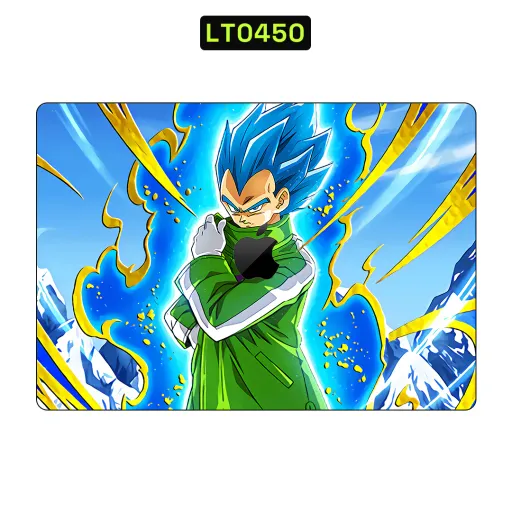 Premium Cartoon Laptops Skin - Wholesale | Nexa Skins — LT0450 - Cartoon Raw Skins (dragon ball, vegeta, anime)