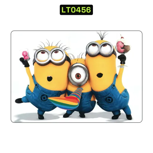Premium Cartoon Laptops Skin - Wholesale | Nexa Skins — LT0456 - Cartoon Raw Skins (minions, yellow, blue)