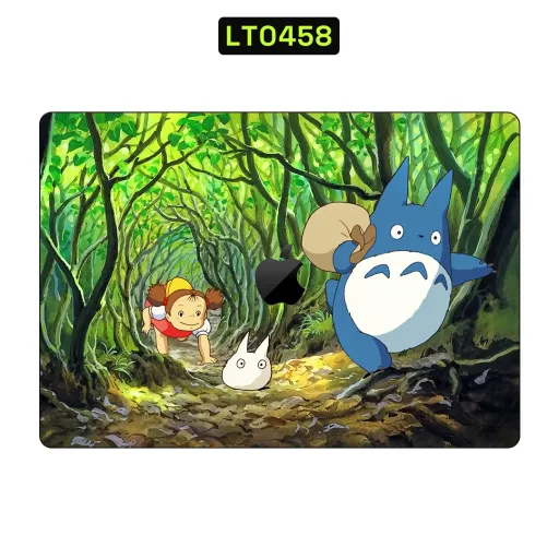 Premium Cartoon Laptops Skin - Wholesale | Nexa Skins — LT0458 - Cartoon Raw Skins (totoro, anime, forest)