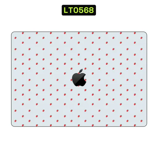 Premium Cartoon Laptops Skin - Wholesale | Nexa Skins — LT0568 - Cartoon Raw Skins (strawberry, pattern, cute)