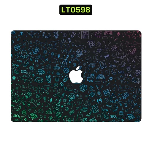 Premium Cartoon Laptops Skin - Wholesale | Nexa Skins — LT0598 - Cartoon Raw Skins (doodle, gradient, colorful)