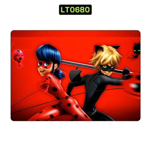 Premium Cartoon Laptops Skin - Wholesale | Nexa Skins — LT0680 - Cartoon Raw Skins (miraculous, ladybug, cat noir)