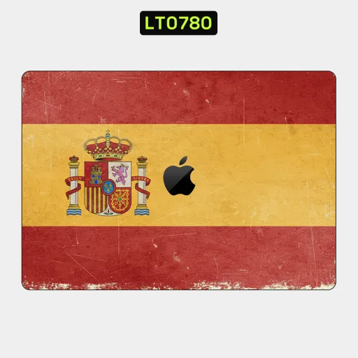 Premium Country & City Laptops Skin - Wholesale | Nexa Skins — LT0780 - Country & City Raw Skins (spain, flag, distressed)