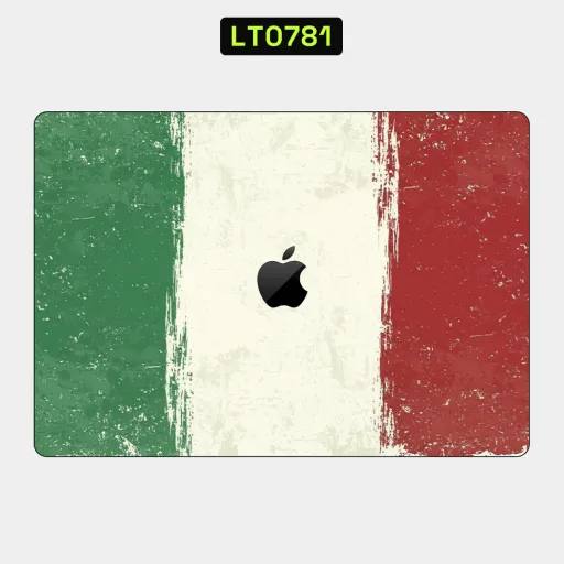 Premium Country & City Laptops Skin - Wholesale | Nexa Skins — LT0781 - Country & City Raw Skins (italy flag, distressed, vintage)