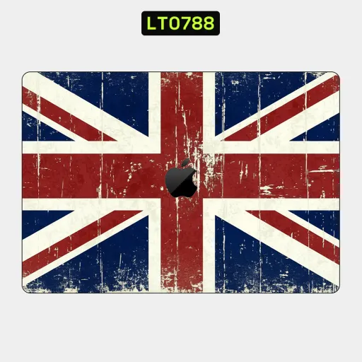 Premium Country & City Laptops Skin - Wholesale | Nexa Skins — LT0788 - Country & City Raw Skins (uk flag, union jack, distressed)