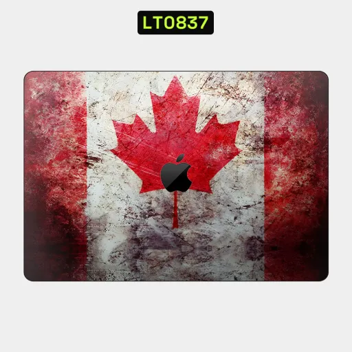 Premium Country & City Laptops Skin - Wholesale | Nexa Skins — LT0837 - Country & City Raw Skins (canada, flag, distressed)