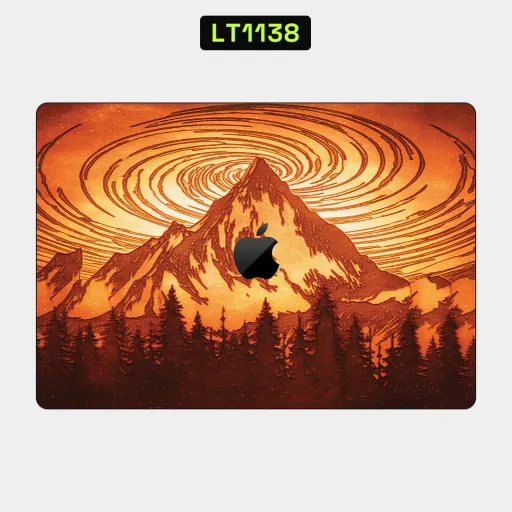 Premium Country & City Laptops Skin - Wholesale | Nexa Skins — LT1138 - Country & City Raw Skins (mountain, sunset, orange)