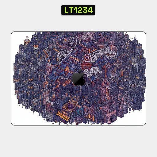 Premium Country & City Laptops Skin - Wholesale | Nexa Skins — LT1234 - Country & City Raw Skins (cityscape, futuristic, isometric)