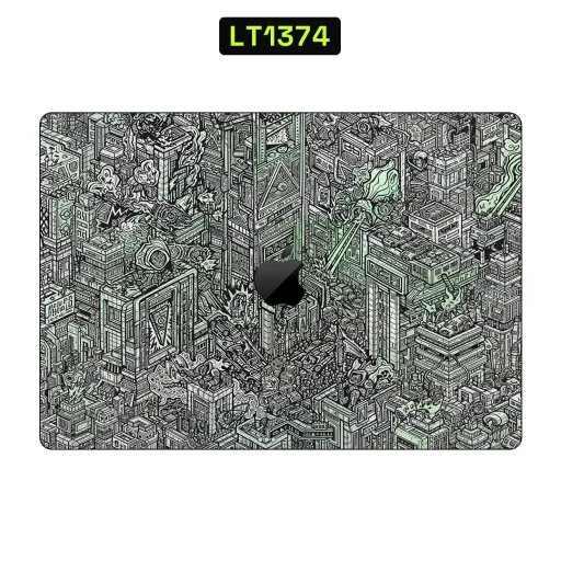Premium Country & City Laptops Skin - Wholesale | Nexa Skins — LT1374 - Country & City Raw Skins (cityscape, isometric, doodle)