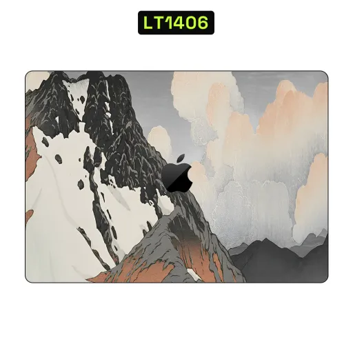 Premium Country & City Laptops Skin - Wholesale | Nexa Skins — LT1406 - Country & City Raw Skins (mountains, landscape, japanese art)