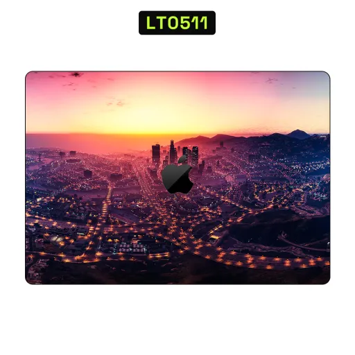 Premium Country & City Laptops Skin - Wholesale | Nexa Skins — LT0511 - Country & City Raw Skins (cityscape, sunset, aerial view)