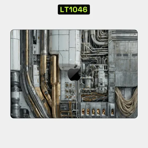 Premium Cypher & Machine Laptops Skin - Wholesale | Nexa Skins — LT1046 - Cypher & Machine Raw Skins (machinery, pipes, industrial)