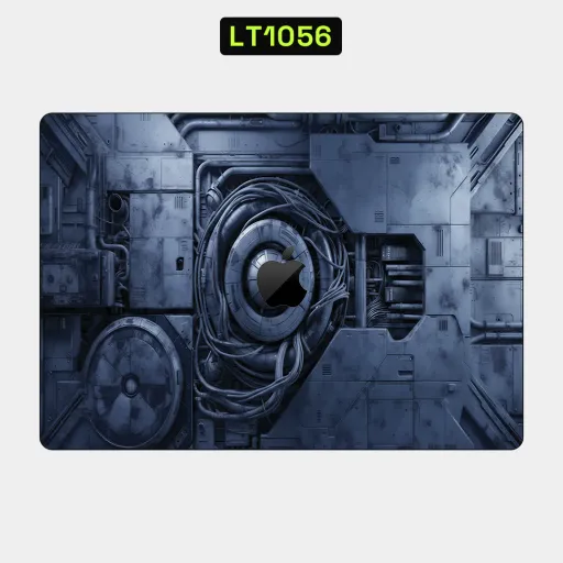 Premium Cypher & Machine Laptops Skin - Wholesale | Nexa Skins — LT1056 - Cypher & Machine Raw Skins (sci-fi, machinery, metal)