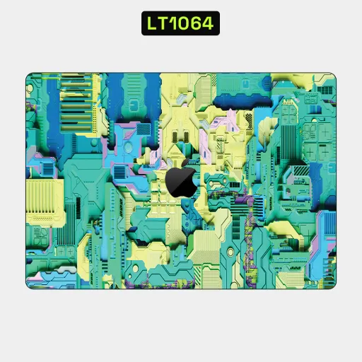 Premium Cypher & Machine Laptops Skin - Wholesale | Nexa Skins — LT1064 - Cypher & Machine Raw Skins (cyberpunk, circuit, futuristic)