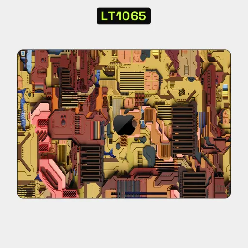 Premium Cypher & Machine Laptops Skin - Wholesale | Nexa Skins — LT1065 - Cypher & Machine Raw Skins (cyberpunk, mechanical, industrial)