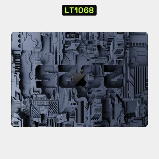 Premium Cypher & Machine Laptops Skin - Wholesale | Nexa Skins — LT1068 - Cypher & Machine Raw Skins (cyberpunk, futuristic, machinery)
