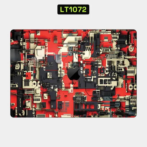 Premium Cypher & Machine Laptops Skin - Wholesale | Nexa Skins — LT1072 - Cypher & Machine Raw Skins (cyberpunk, circuit, tech)