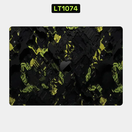 Premium Cypher & Machine Laptops Skin - Wholesale | Nexa Skins — LT1074 - Cypher & Machine Raw Skins (cyberpunk, mechanical, circuit)