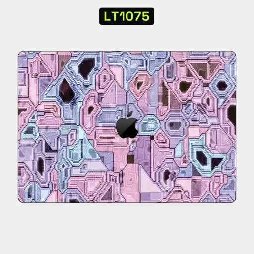 Premium Cypher & Machine Laptops Skin - Wholesale | Nexa Skins — LT1075 - Cypher & Machine Raw Skins (circuit, cyberpunk, pink)
