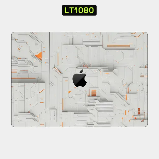 Premium Cypher & Machine Laptops Skin - Wholesale | Nexa Skins — LT1080 - Cypher & Machine Raw Skins (futuristic, mecha, white)