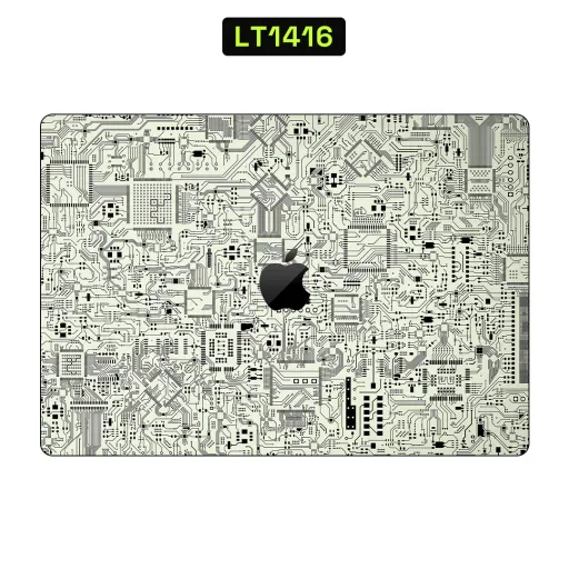 Premium Cypher & Machine Laptops Skin - Wholesale | Nexa Skins — LT1416 - Cypher & Machine Raw Skins (circuit board, motherboard, tech)