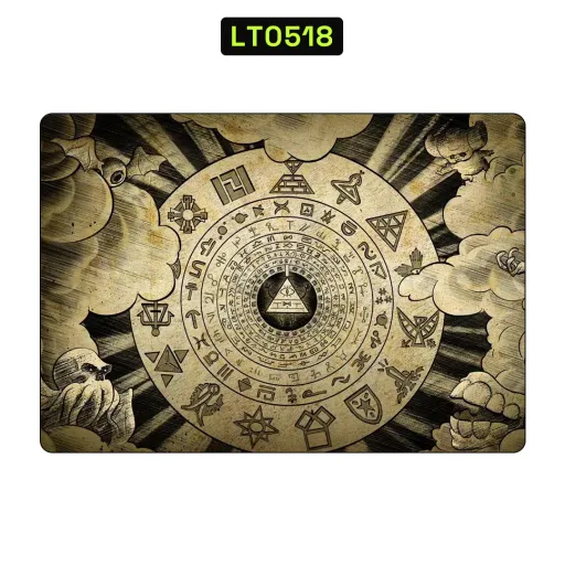 Premium Cypher & Machine Laptops Skin - Wholesale | Nexa Skins — LT0518 - Cypher & Machine Raw Skins (mystical, symbols, antique)