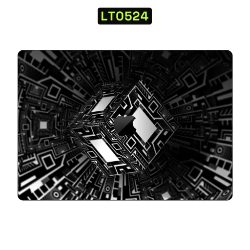 Premium Cypher & Machine Laptops Skin - Wholesale | Nexa Skins — LT0524 - Cypher & Machine Raw Skins (cyberpunk, futuristic, monochrome)
