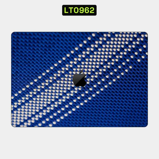 Premium Fabrics Laptops Skin - Wholesale | Nexa Skins — LT0962 - Fabrics Raw Skins (blue, woven, textile)