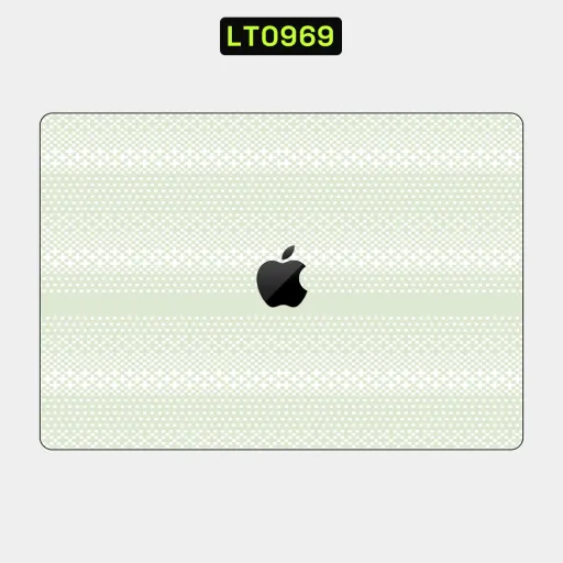 Premium Fabrics Laptops Skin - Wholesale | Nexa Skins — LT0969 - Fabrics Raw Skins (green, woven, textile)