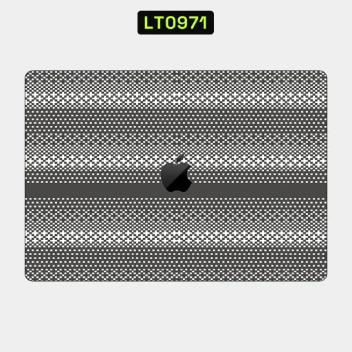 Premium Fabrics Laptops Skin - Wholesale | Nexa Skins — LT0971 - Fabrics Raw Skins (pattern, monochrome, pixel)