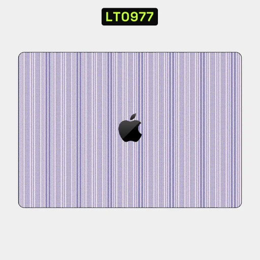 Premium Fabrics Laptops Skin - Wholesale | Nexa Skins — LT0977 - Fabrics Raw Skins (pinstripe, purple, textile)