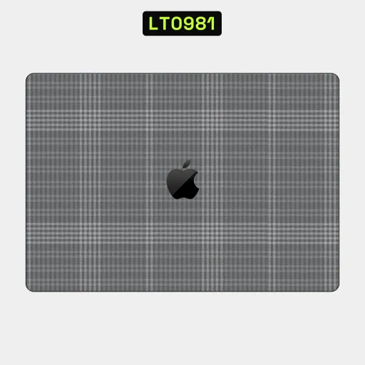 Premium Fabrics Laptops Skin - Wholesale | Nexa Skins — LT0981 - Fabrics Raw Skins (plaid, tartan, grey)