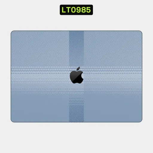 Premium Fabrics Laptops Skin - Wholesale | Nexa Skins — LT0985 - Fabrics Raw Skins (plaid, tartan, blue)