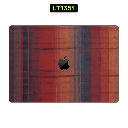 Premium Fabrics Laptops Skin - Wholesale | Nexa Skins — LT1351 - Fabrics Raw Skins (plaid, tartan, red)