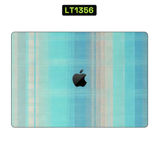 Premium Fabrics Laptops Skin - Wholesale | Nexa Skins — LT1356 - Fabrics Raw Skins (plaid, tartan, blue)